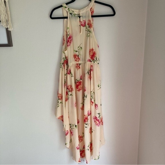 Torrid women’s Hi Lo IVORY FLORAL GEORGETTE GODDESS TUNIC TANK Plus Size 00 - Picture 10 of 12